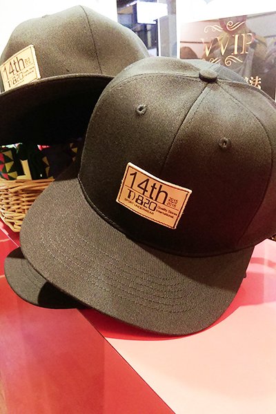 14周年皮製logo紀念帽