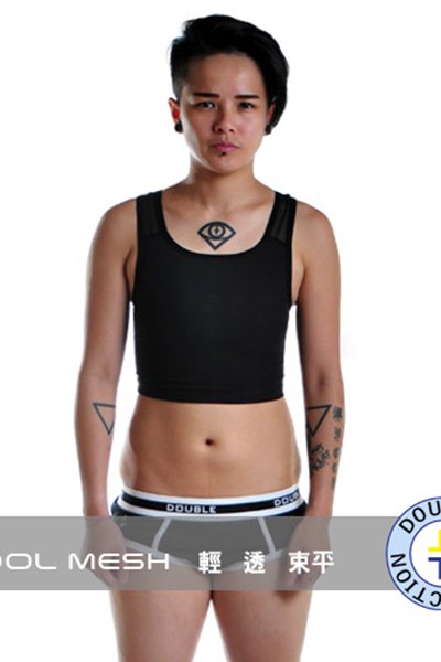 COOL MESH 全網無感束平系列 (套頭 /黑色)